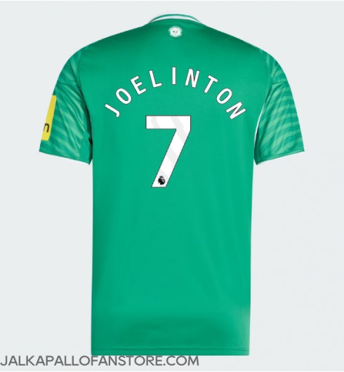 Newcastle United Joelinton #7 Vieraspaita 2025-26 Lyhythihainen Newcastle United Joelinton #7 Vieraspaita 2025-26 Lyhythihainen